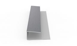 DekoDeck U-Profil einteilig methbrush aluminium 3m