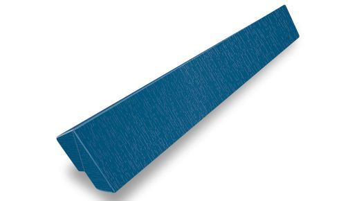 Außeneckverbinder für Hartschaumwinkel brilliantblau genarbt 400mm