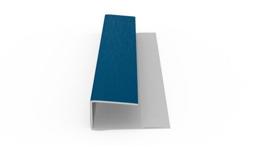 DekoDeck U-Profil einteilig brilliantblau genarbt 3m