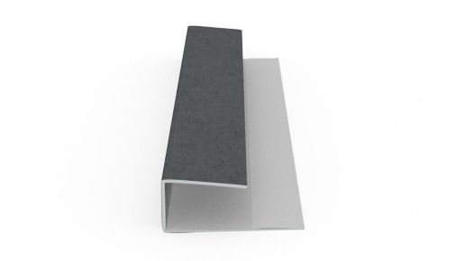 DekoDeck U-Profil einteilig grey stone 3m
