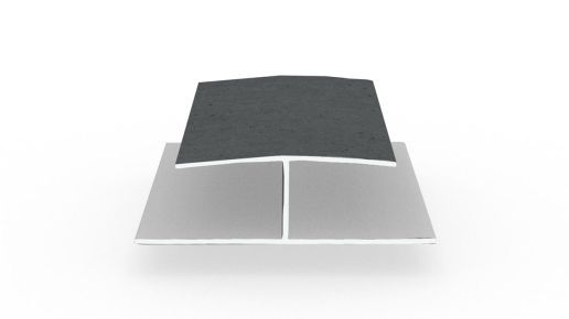 DekoDeck H-Profil einteilig grey stone 3m