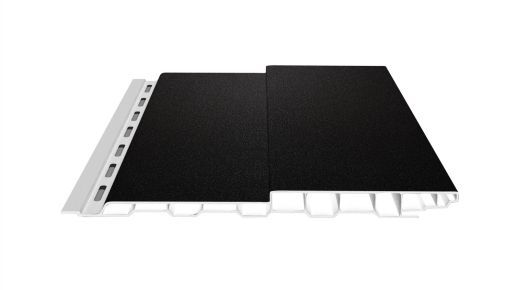 Boden-Deckel-Schalung Kunststoff dekotrim 200 BDS alux graphit 3m