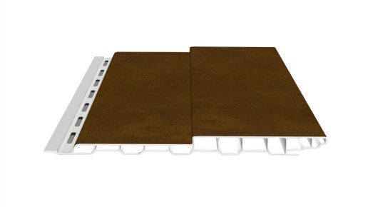 Boden-Deckel-Schalung Kunststoff dekotrim 200 BDS avellino rost 3m
