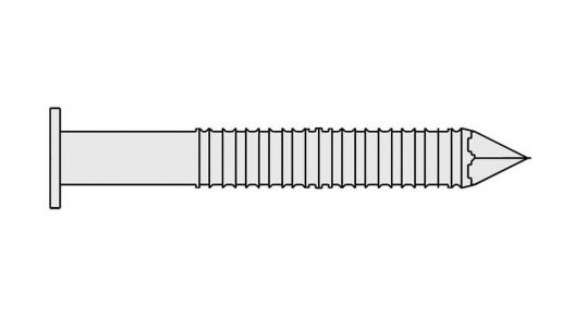 Fassadenrillnagel V2A Flachrundkopf 1,9×27mm weiß