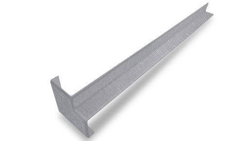 Inneneckverbinder für Hartschaumwinkel methbrush aluminium 400mm