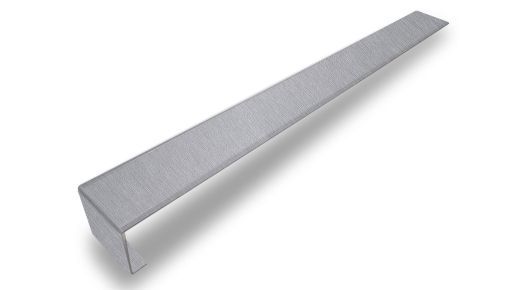 Stoßverbinder für Hartschaumwinkel methbrush aluminium 225mm