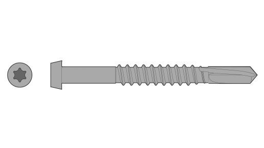 Profilbohrschraube f. Alu 5x40mm Tiki Torch