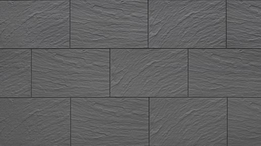 Zierer Fassadenplatten Schiefer-Optik SS1 (GFK) steingrau