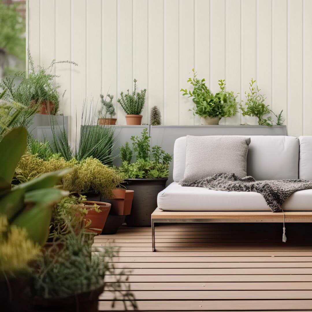 Verkleidung einer Terrassenwand - So schaffen Sie spielend eine völlig neue Athmosphäre auf Ihrer Terrasse